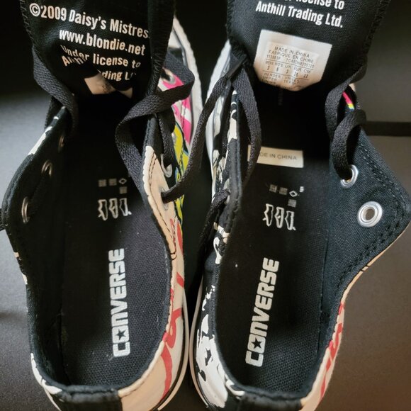 ULTRA RARE Converse Chucks Blondie Edition - 2010 -  Size 5 - Picture 11 of 11